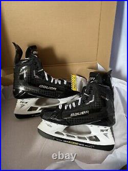 Brand New Bauer Supreme Mach Ice Hockey Skates SR 9.5 Fit 2 No Steel Included