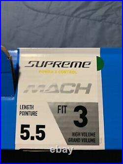 Brand New Bauer Supreme Mach Skates + 2 Brand New Pulse Blades (Size 5.5 Fit 3)