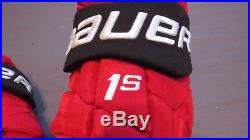 Brand New Bauer Supreme TotalONE 1S Pro Stock Devils 14 Hockey Gloves! MX3
