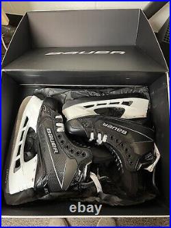 Brand New Black Bauer Ultrasonic Supreme Skates Fit 2 Size 6.5 With New Blades
