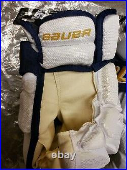 Buffalo Sabres White 50th Anniversary Pro Bauer Supreme 2S Gloves 14