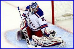 Henrik Lundqvist Pro Stock New York Rangers NHL Goalie Pads Bauer Supreme Rare