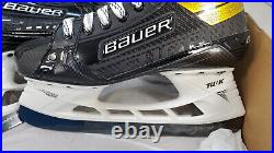 Ice Hockey Skates Size 6.5 Fit 2 Bauer Supreme UltraSonic Intermediate Black
