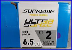 Ice Hockey Skates Size 6.5 Fit 2 Bauer Supreme UltraSonic Intermediate Black