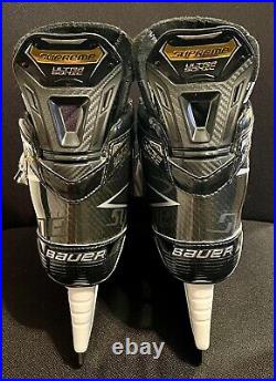 Mens Bauer Supreme Ultra Sonic Ice Hockey Skates Size 7.5 Fit 3