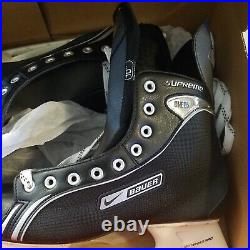 Mens Ice Hockey Skates Nike Bauer Supreme One05 Size10 Lightspeed Pro Blades NEW