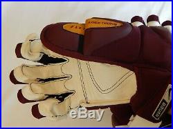 Minnesota Golden Gophers Nike Bauer Supreme One90 Pro 14 Hockey Gloves 36cm