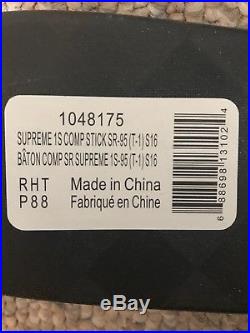 NEW Bauer Supreme 1s Right Hand Hockey Stick SR Comp P88 95 Flex Lie 6 57