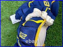 NEW! Bauer Supreme 2S Pro SWEDEN Mens Olympic Team Pro Stock Hockey Gloves 13