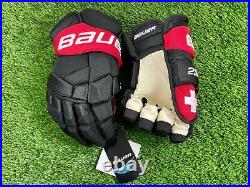 NEW Bauer Supreme 2S Pro SWISS Mens Olympic Team Pro Stock Hockey Gloves 13 NWT