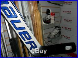 NEW! Bauer Supreme One90 Composite Goalie Stick, Senior 26-1/2, White/Blue