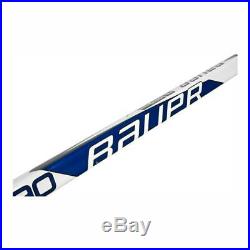 NEW! Bauer Supreme One90 Composite Goalie Stick, Senior 26-1/2, White/Blue