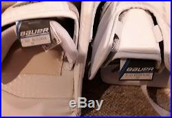 NEW Bauer Supreme S190 Hockey Goalie Pads, Glove, and Blocker SR Small BUNDLE