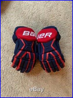 NEW! Pro Stock Bauer Supreme Total One MX3 Team USA 13 gloves Pro Return