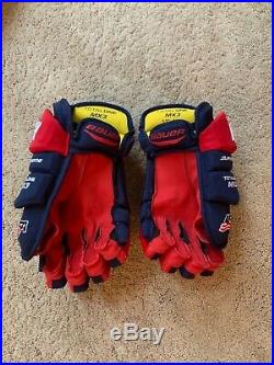 NEW! Pro Stock Bauer Supreme Total One MX3 Team USA 13 gloves Pro Return