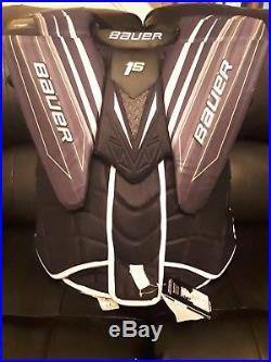 NEW withTags Bauer Supreme 1S Goalie Chest Pads Senior Large