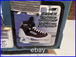 NOBBauer 7000 Supreme Goalie Goaltender Ice Hockey Skates, Size 4 Boy, 6 Girls