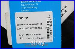 NWT! Bauer Supreme Mach Hockey Pants Senior Size Extra Large XL Black