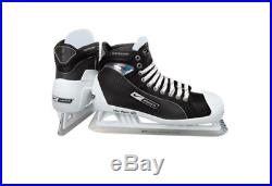 New Bauer One95 Pro Ice Hockey Goalie skates size 8.5D Senior black/white men SR