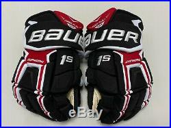New! Bauer Supreme 1S Team Canada IIHF Pro Stock Ice Hockey Player Gloves 13