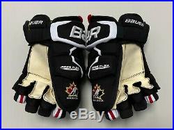 New! Bauer Supreme 1S Team Canada IIHF Pro Stock Ice Hockey Player Gloves 13