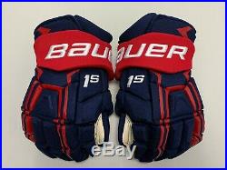 New! Bauer Supreme 1S Team USA IIHF Pro Stock Hockey Gloves 14 Middelstadt