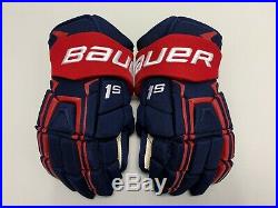New! Bauer Supreme 1S Team USA IIHF Pro Stock Hockey Gloves 15 United States