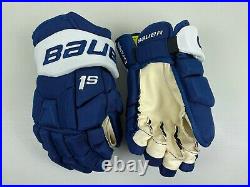 New! Bauer Supreme 1S Toronto Maple Leafs NHL Pro Stock Hockey Player Gloves 14