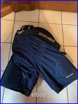 New Bauer Supreme 2S Ice Hockey Pants Senior Size Large Navy With Tags S19 L