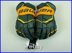 New! Bauer Supreme 2S Pro Vermont Catamounts NCAA Pro Stock Hockey Gloves 14