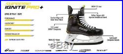 New Bauer Supreme Ignite Pro + Plus 2S Sr. Hockey Skate Sz 8.5 Shoe 10