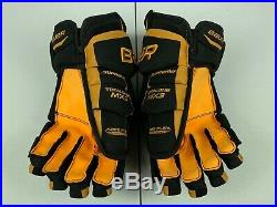 New! Bauer Supreme MX3 Colorado College Tigers NCAA Pro Stock Hockey Gloves 15