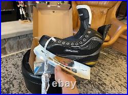 New Bauer Supreme One20 Lightspeed Pro Ice Hockey Skates Black Gold Mens 11 R