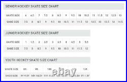 New Bauer Supreme S190 Junior Hockey Goalie Skates Size 2.5 D