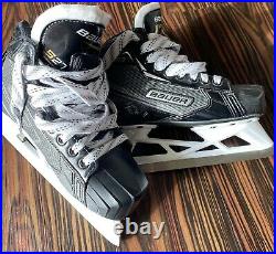 New Bauer Supreme S27 Junior Goalie Ice Hockey Skates Sz 3D US Kids Shoe Sz 4