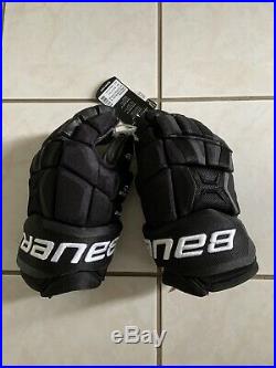 New! Bauer Supreme TotalOne MX3 Senior Hockey Gloves, 13 Inch, Black FREE SHIP