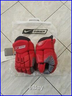 New with bag Nike Bauer Supreme one90 hockey gloves, deadstock 14s