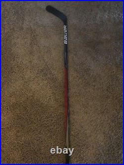 One pro stock bauer supreme ultrasonic LH hockey stick custom red color p92M