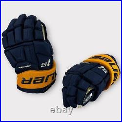 Pro Stock 13 Bauer 1S Supreme Buffalo Sabres Hockey Gloves Nylander