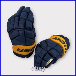 Pro Stock 13 Bauer 2S Supreme Buffalo Sabres Hockey Gloves Rodrigues