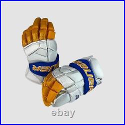 Pro Stock Bauer Supreme 2S 14 Hockey Gloves Buffalo Sabres 2022 Reverse Retro