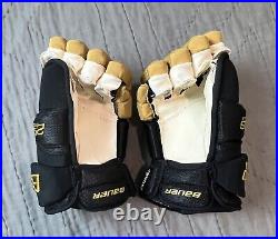 Pro Stock Jack Eichel Bauer Supreme 2s Pro Home Golden Knights Gloves Size 14