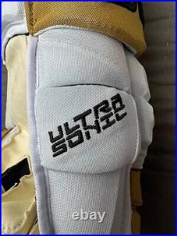 Pro Stock Vegas Golden Knights Eichel Bauer Supreme UltraSonic Hockey Gloves 14