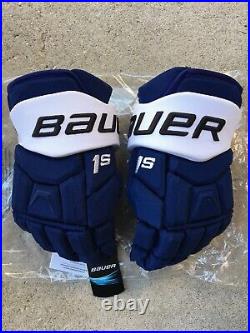 STEVEN STAMKOS Bauer Supreme 1S Pro Stock Hockey Gloves Tampa Bay Lightning 14