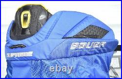 TOP! BAUER Supreme Total One Velkro Ice hockey Pants, Sz. S, Royal, NEW