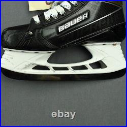 Used Bauer Supreme Ultra Sonic Pro Stock Skates Size 9.5 D/A New Jersey Devils