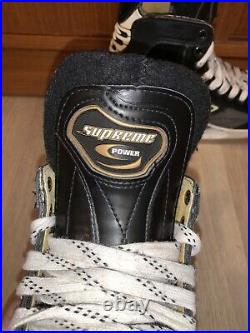 Vintage BAUER 5000 SUPREME hockey skates 9 EEE like new made in Canada
