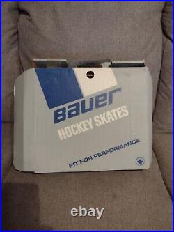 Vintage Bauer Supreme Special Edition 920 Blue Hockey Skates, Super Steel Canada