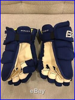 WILLIAM NYLANDER PRO STOCK Bauer Supreme 1S ALL STAR GAME Hockey Gloves 13 RARE